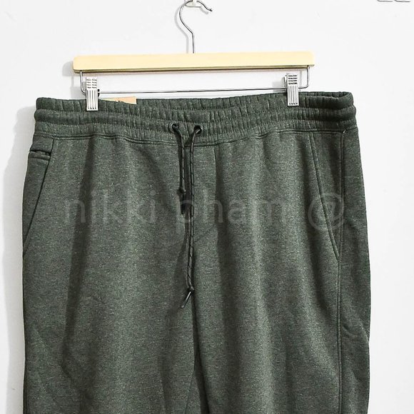 Weatherproof Vintage Men’s Fleece Lined Jogger GREEN - Picture 4 of 5